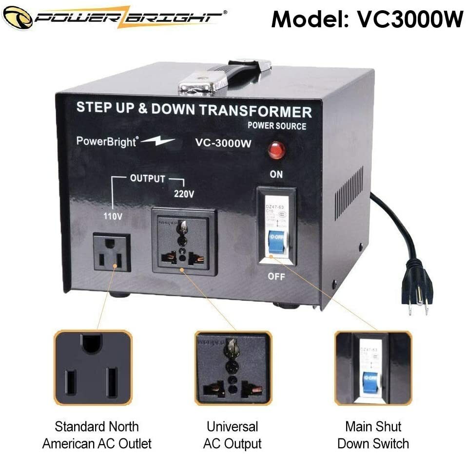 VC3000W PowerBright 3000 Watts Voltage Transformer / Converter gallery
