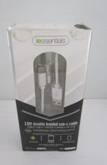 i Essentials WHITE Fast Charging Braided USB Type-C Cable 10 ft. – FREE SHIPPING
