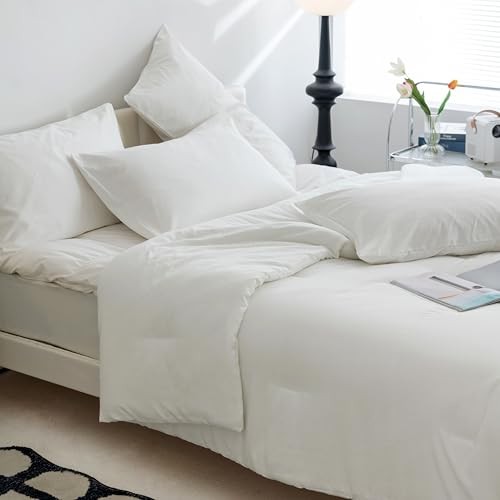 Ultra-Soft White Queen Comforter Set - 3 Pieces Queen/Full (92"x88") Snow White gallery