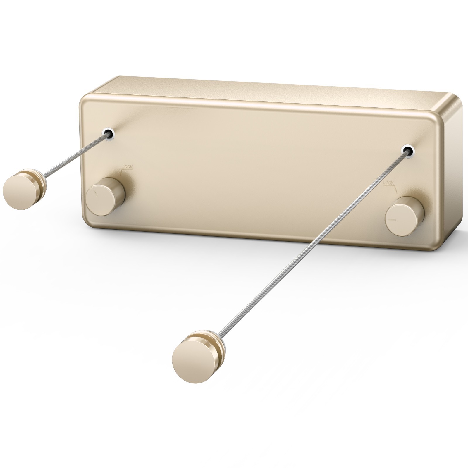 Retractable Clothesline 304 Stainless Steel 33lb Load Indoor/Outdoor Wall Mount gallery