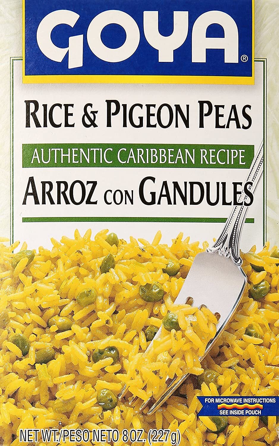 Goya Rice And Pigeon Peas Authentic Caribbean Recipe Arroz Con Gandules 7 Ounces gallery