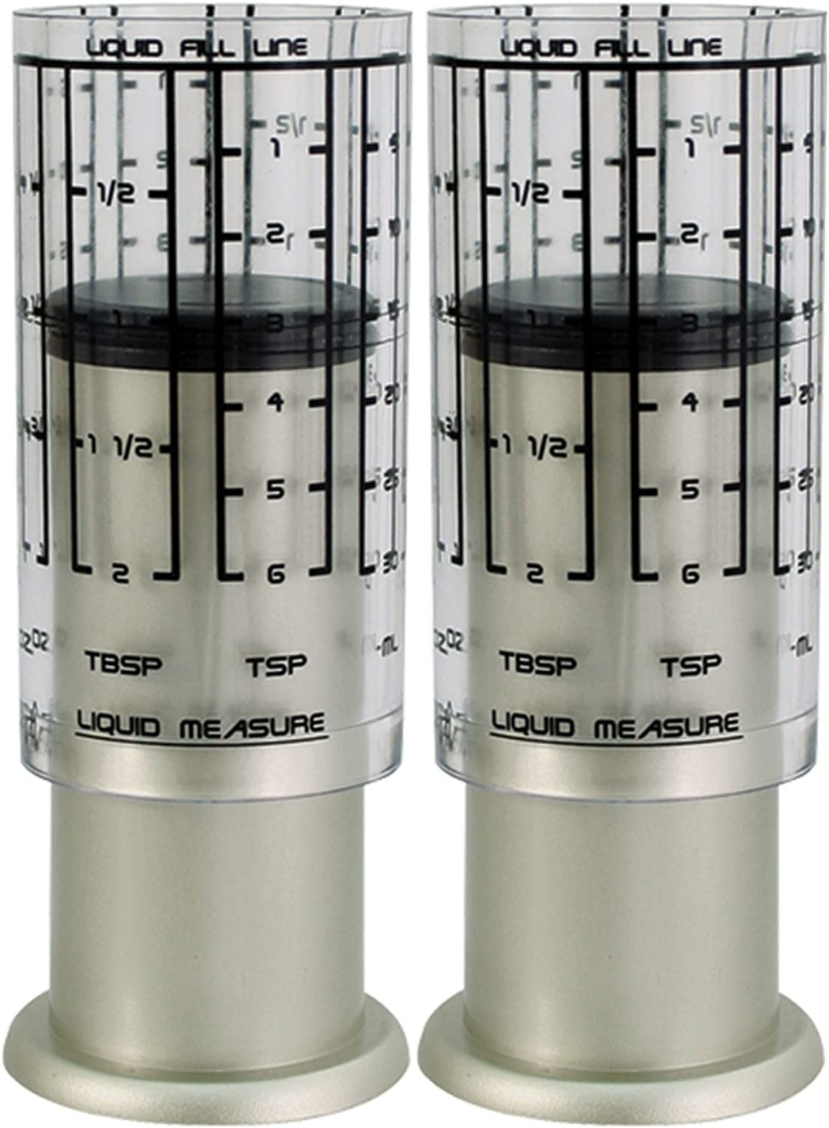 KitchenArt Pro Mini Adjust-A-Cup - Metric/Standard - Satin (2-Pack) gallery