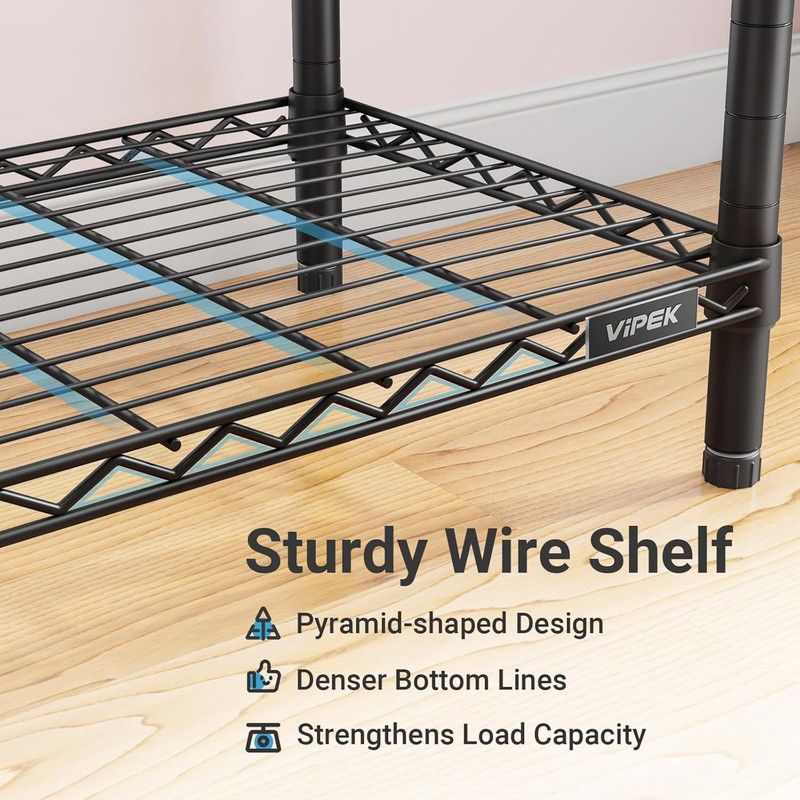 X30 Expandable Clothes Rack Adjustable from 5' to 6'11", 950Lbs Capacity Heavy D gallery