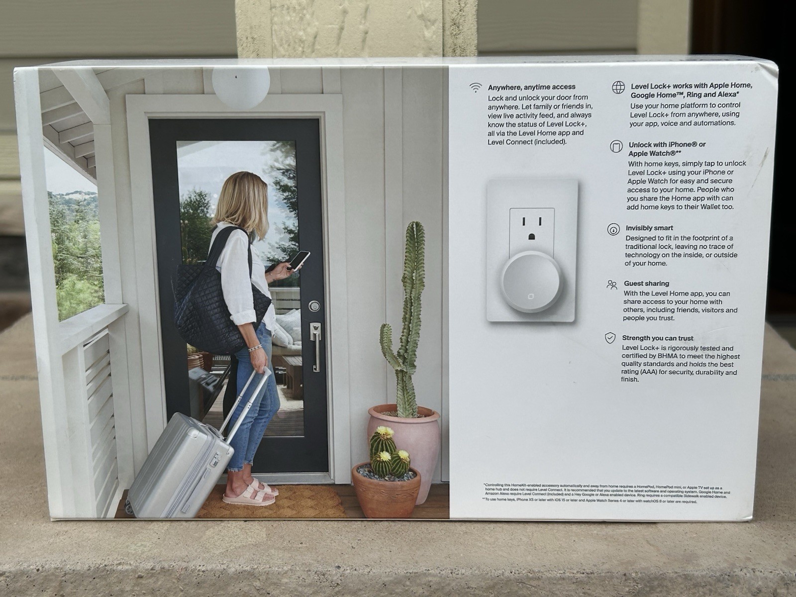 *NEW* Level Lock+ Connect WiFi Deadbolt Invisible SMART LOCK Apple Satin Nickel gallery
