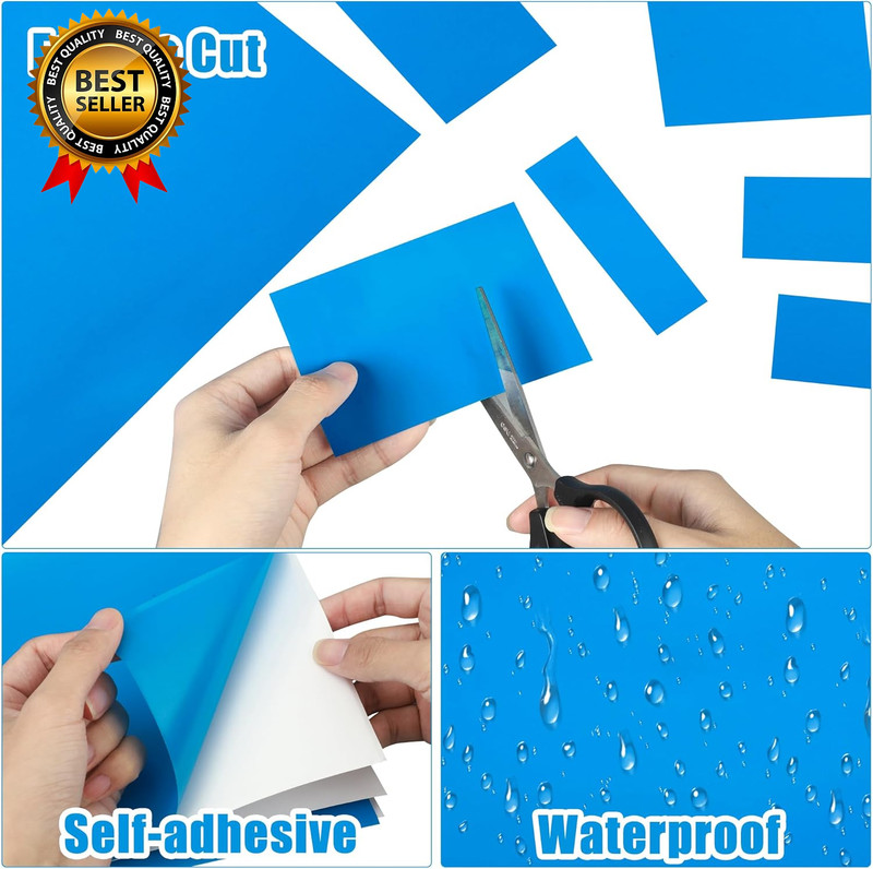 Extra Large Pool Liner Repair Patch 4X3Ft Self Adhesive Vinyl Pool Patch Rep... gallery