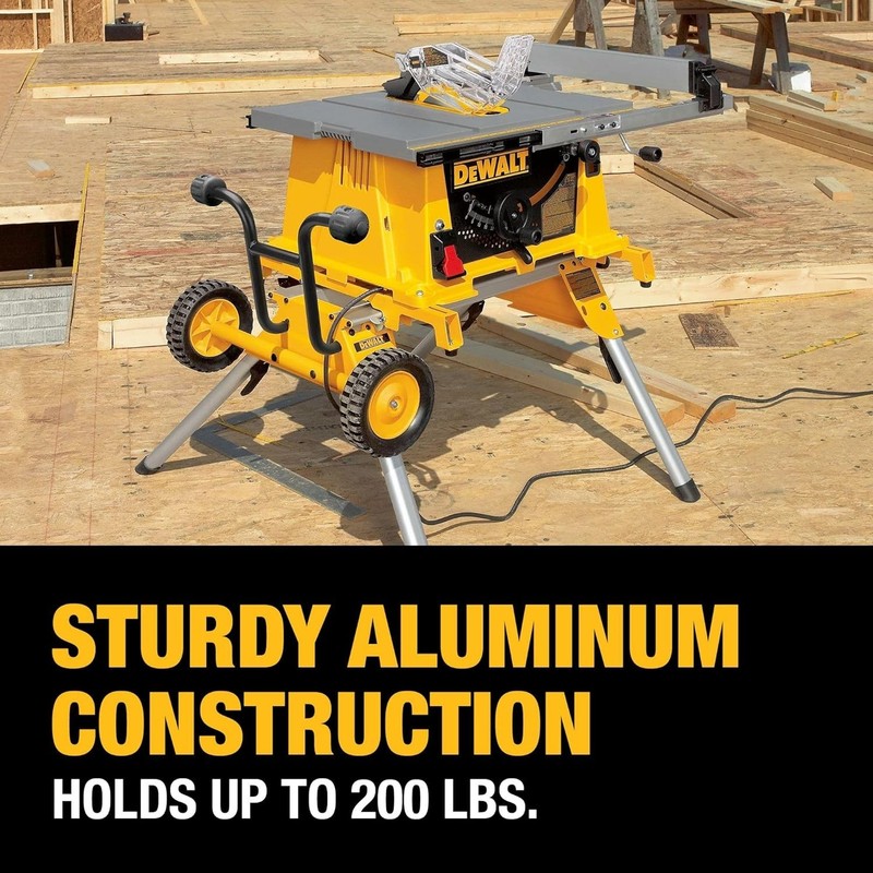 DEWALT Table Saw Stand, Rolling Stand, Collapsible and Portable, DW7440RS gallery