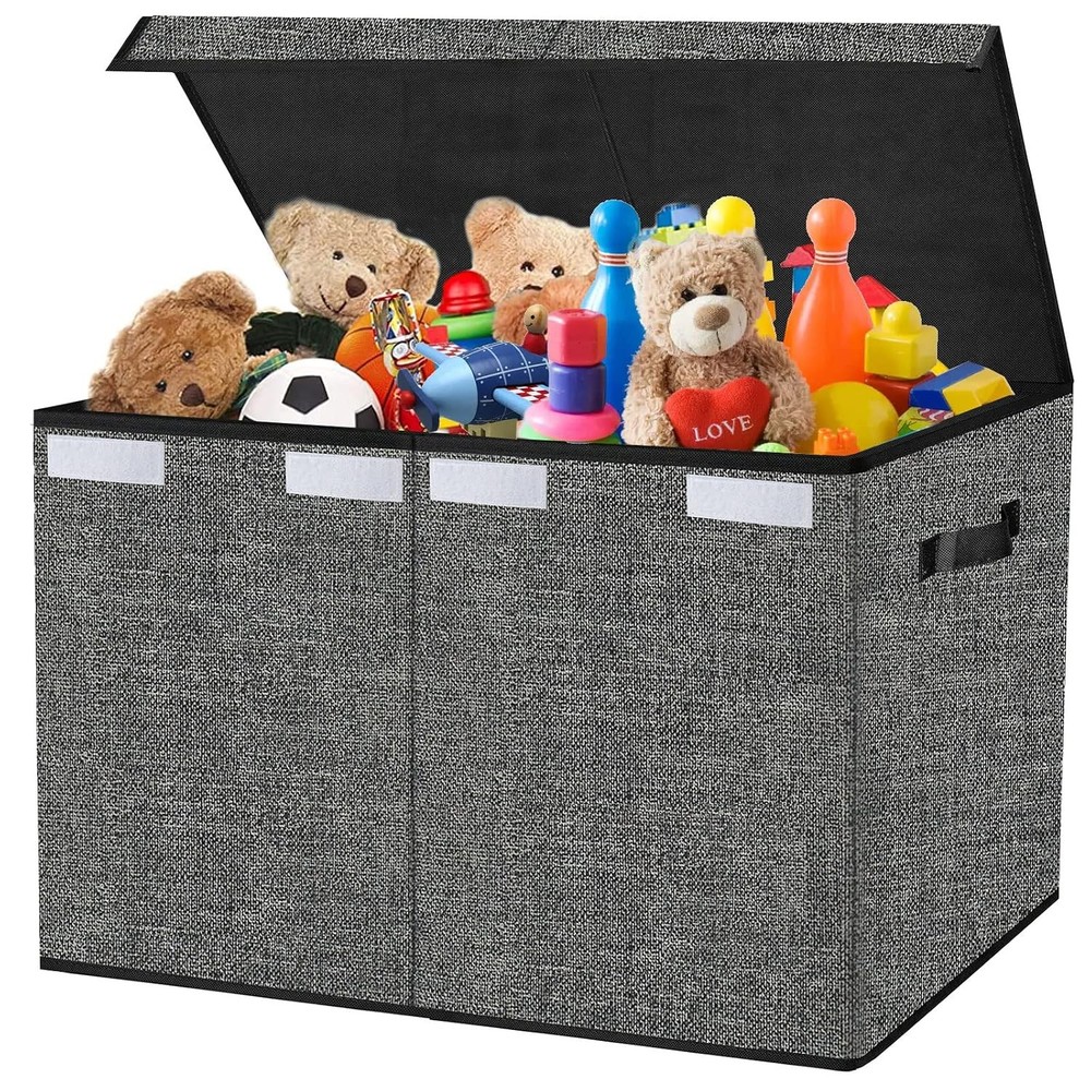Large Toy Storage Box Organizer, Collapsible Kids Toys Boxes Chest Container