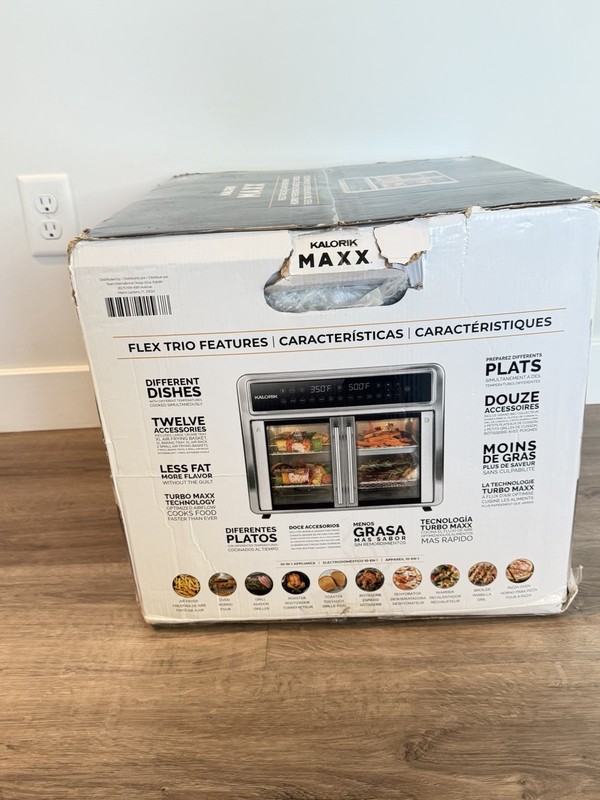 Kalorik Maxx flex-Sync 26-Quart Digital Air Fryer Oven 3 in 1 oven 25L w/14 Acce gallery