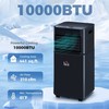 10000 BTU Portable Air Conditioner w/ 4 Modes for Home Office, Black gallery