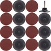 3 Inch Sanding Discs R Type Roll Lock 40-120Grit Surface Buffing Pad 21/41PC Set gallery