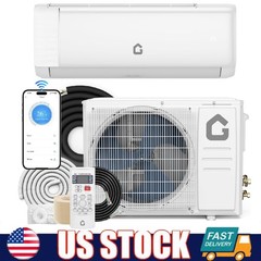 18000 BTU Mini Split Ductless Air Conditioner Heat Pump AC Unit 230V WiFi w/Kit