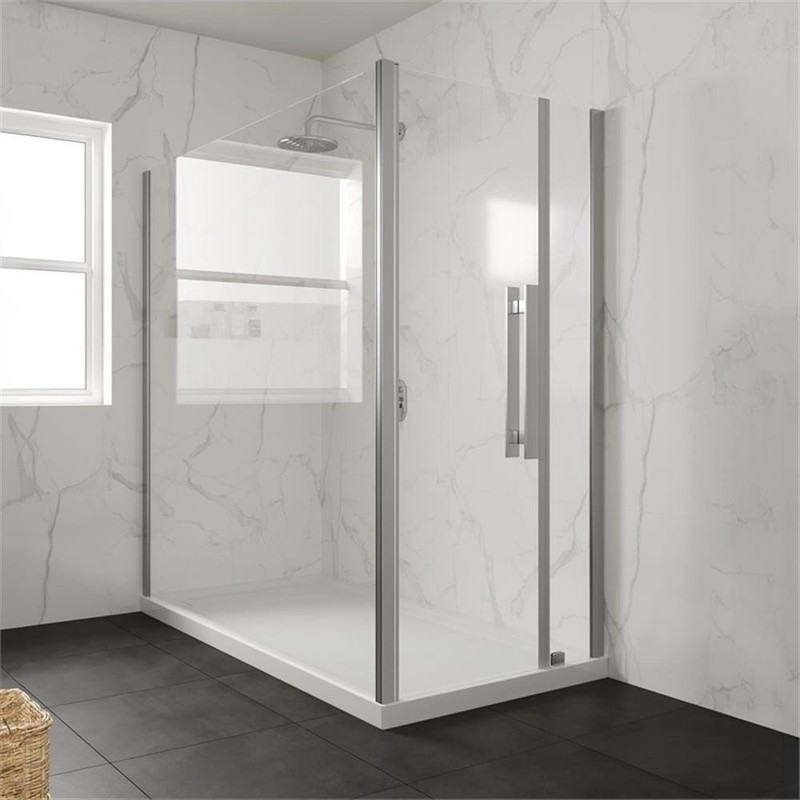 Pemberly Row 72"W x 36"D Reversible Shower Base with Hidden Side Drain gallery