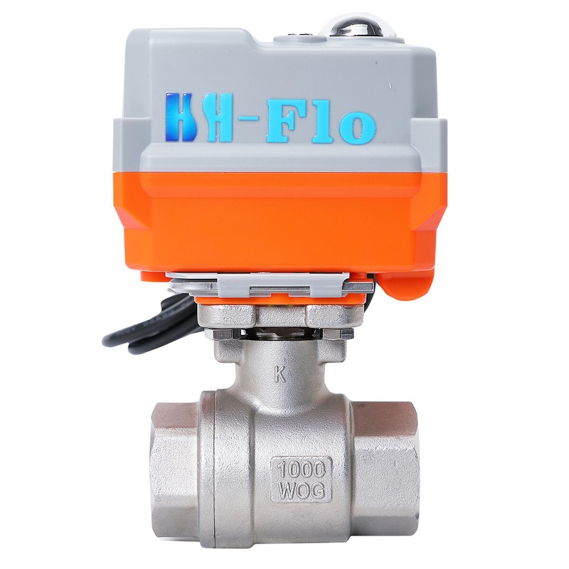 1 Sec Quick Respon 1/2"-2" 4-20ma 24V Proportional Integral Motorized Ball Valve gallery