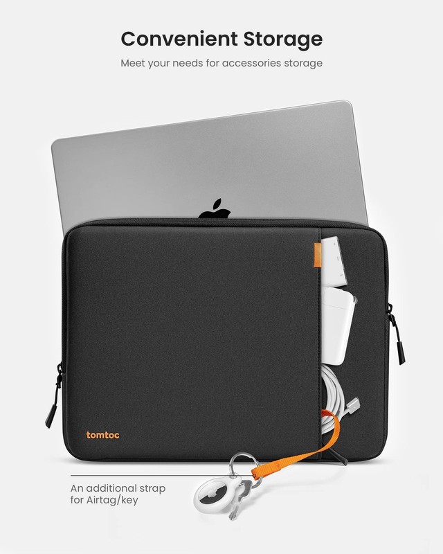 tomtoc 360° Protective Laptop Sleeve for 15-inch New MacBook Air M5 (2026), gallery