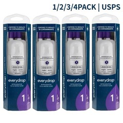4-PACK ΕVΕRYDROP ΕDR1RXD1 Refrigerator Wate Filter 1 Replacement NEW US