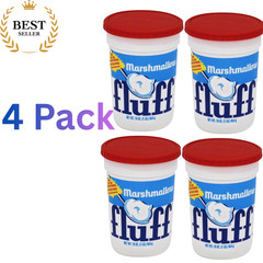 NEW Marshmallow Fluff spread Gluten Free Fat Free 16 oz Tub 4 Pack FREE SHIPPING