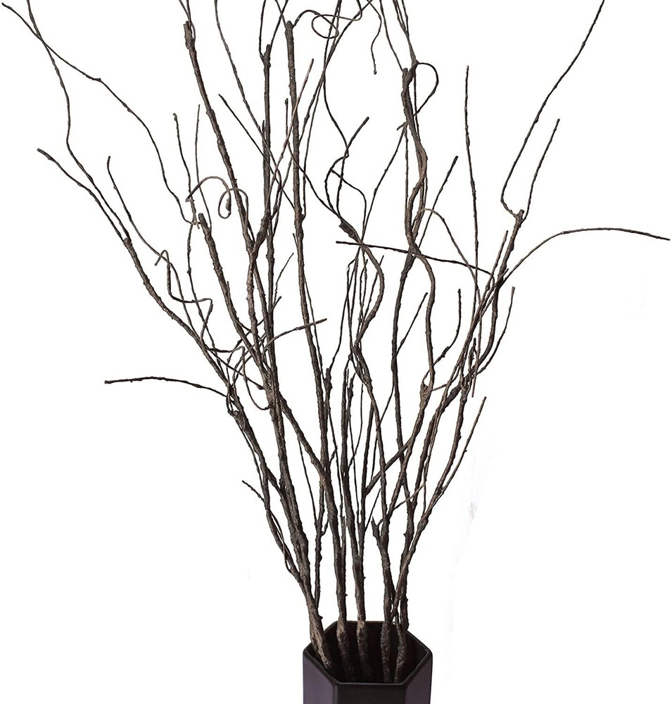 Artificial Curly Willow Branches, Decorative Dry Twigs, 30.7 Inches Sticks
