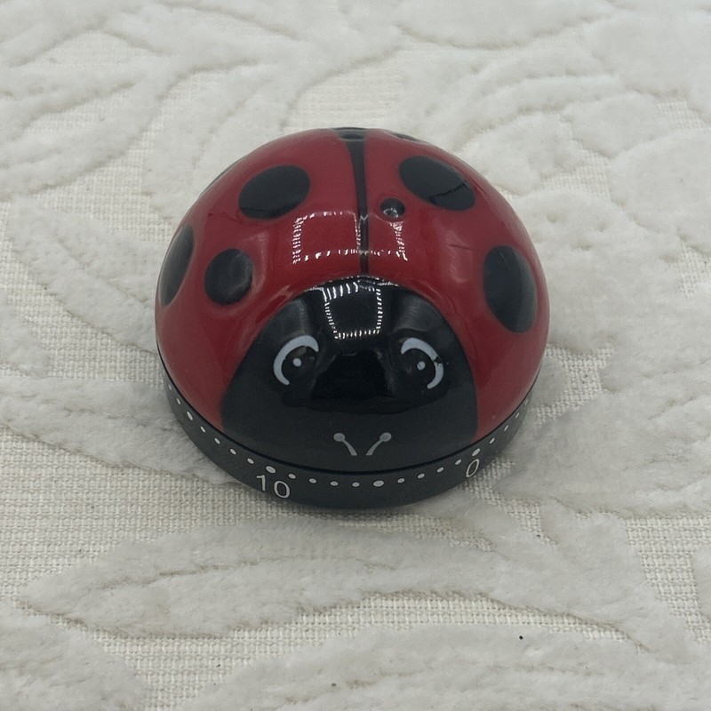 Cooking Timer 60 Min Creative Ladybug Shape Study Timer Abs gallery