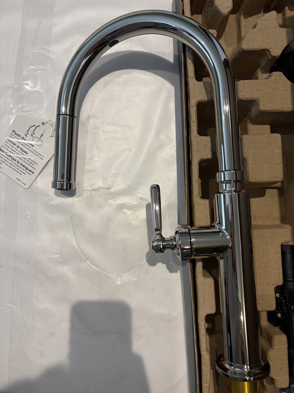 KOHLER MCGEE EDALYN PULLDOWN KITCHEN FAUCET 28358-RT2-SN VIBRANT POLISHED NICKEL gallery