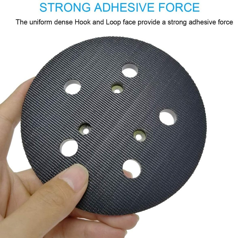 2Pcs 5inch 5Hole Hook & Loop Sander Pad For Porter Cable 13904 13909 332 333 334 gallery