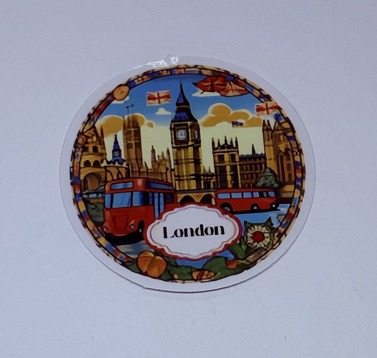 London Ben Clock Sticker Cloudy Day Travel Art Decal Vinyl Country Souvenir Tc6 gallery