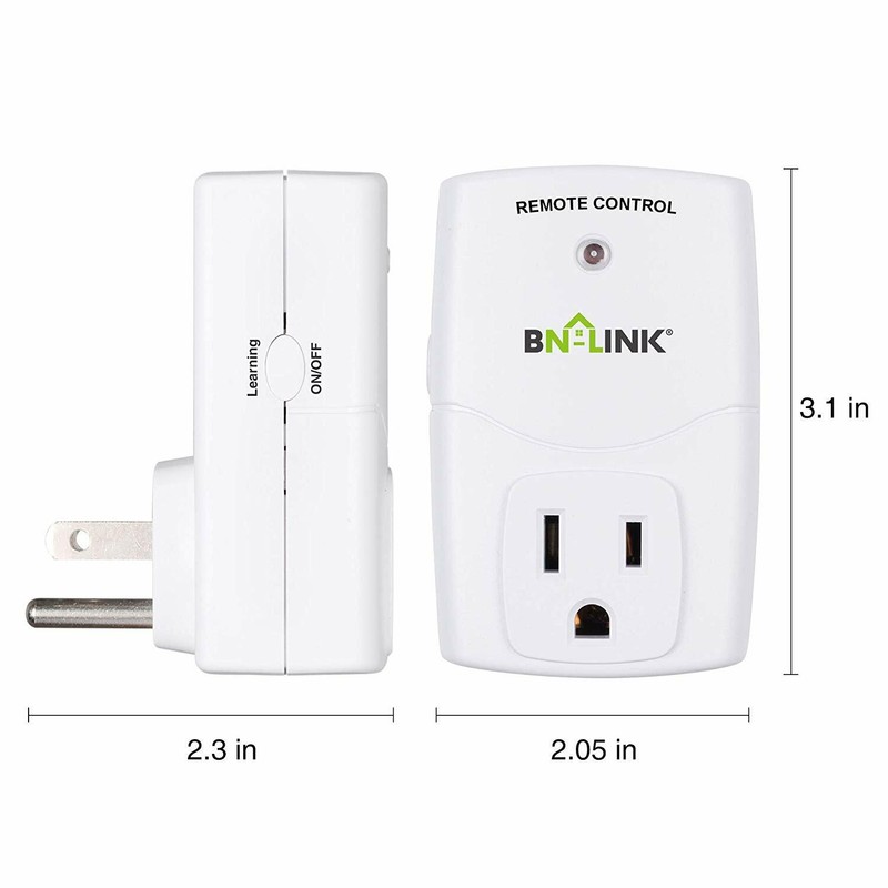 BN-LINK Mini Wireless Remote Control Outlet Switch Power Plug gallery