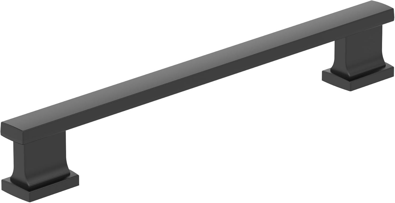 Amerock BP37093-MB Triomphe 6-5/16 in. (160mm) Matte Black Cabinet Handle Pull gallery