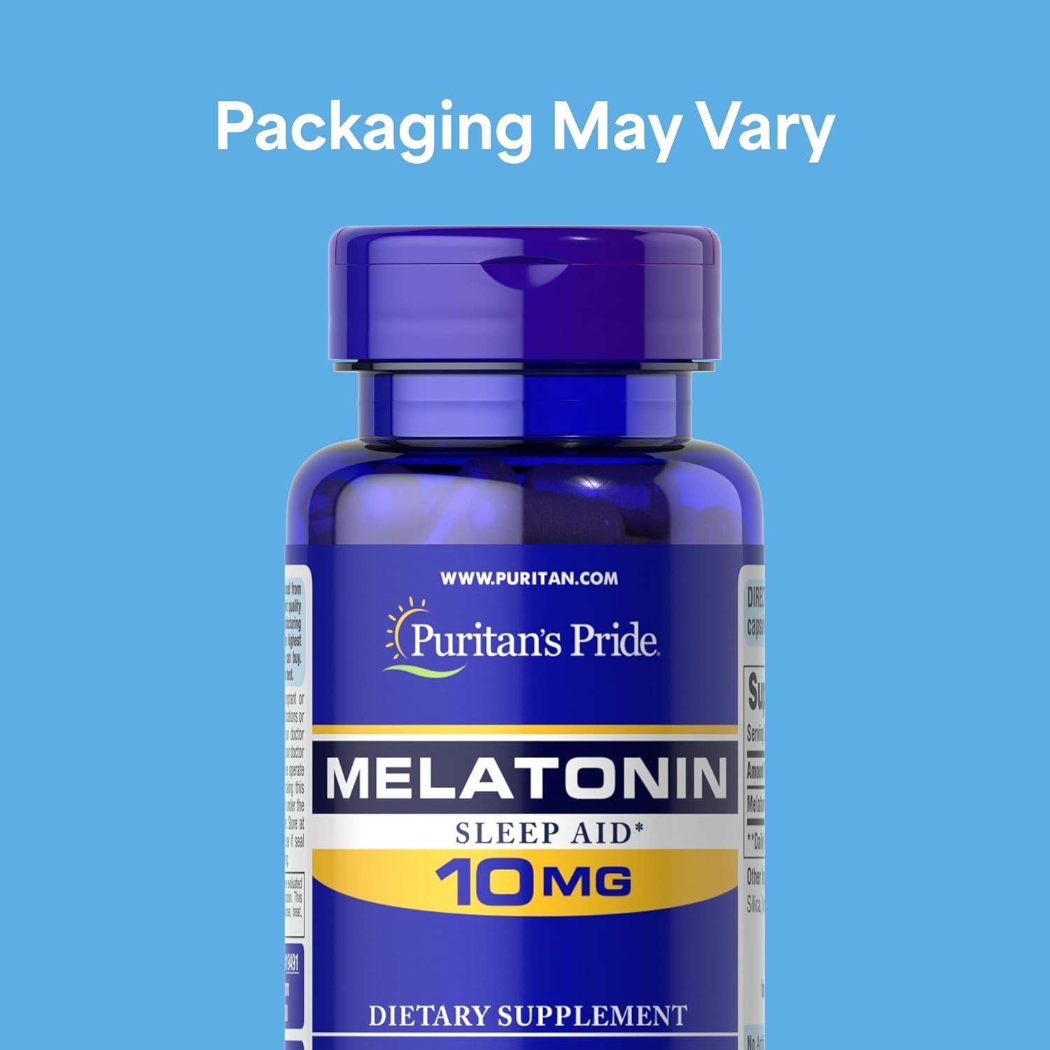 Premium Super Strength Melatonin 10Mg Sleep Aid, Dietary Supplement for Sound, R gallery