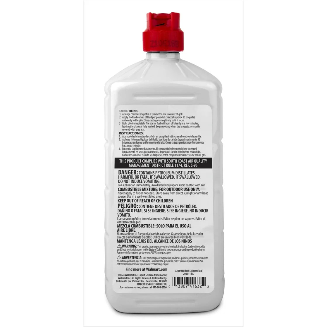 Expert Grill Charcoal Lighter Fluid, Premium Odorless Lighter Fuel, 32 Oz gallery