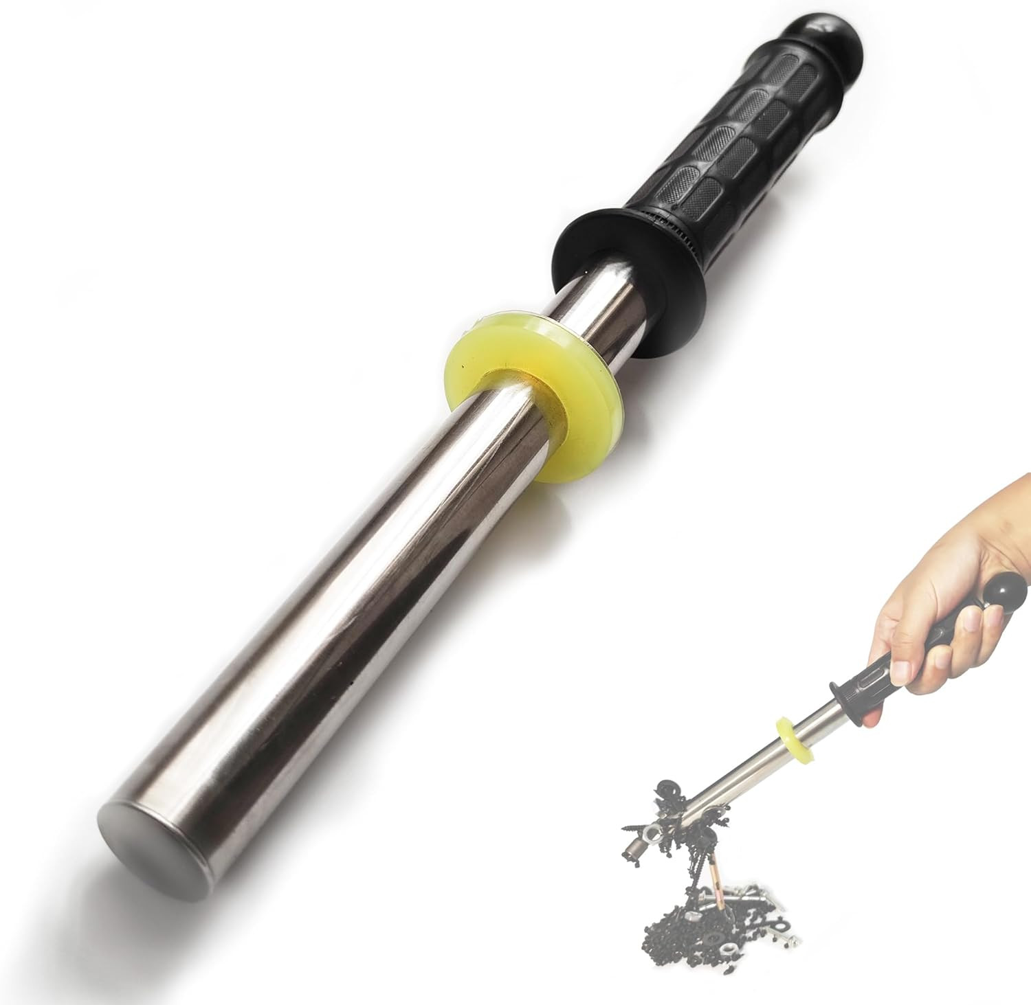 Magnetic Pickup Tool with Quick-Release Handle,14.4 Inch Stainless Steel Neodymi gallery