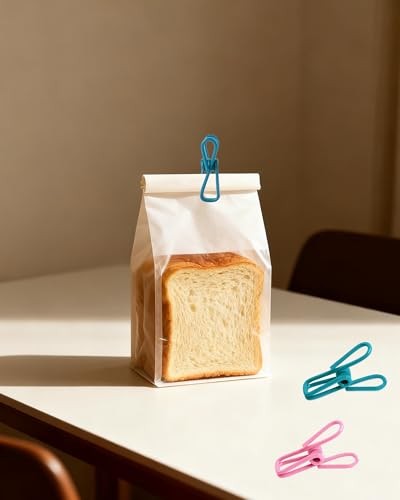10 Packs Multi-Purpose Chip Clips High Elasticity Food Bag 10Pcs Multicolor gallery