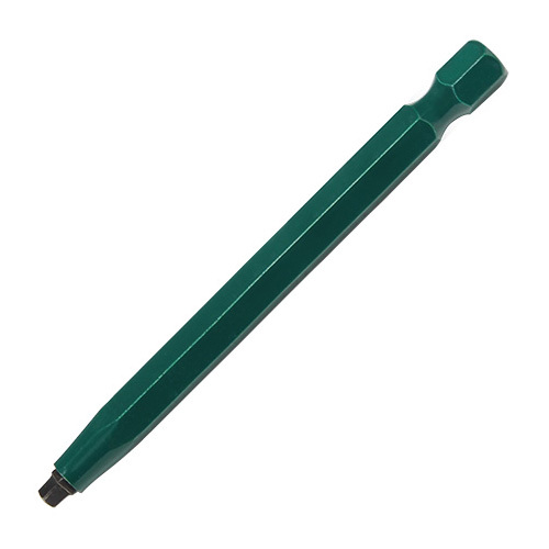 Rack-A-Tiers 70130G Racky Bits #1 Robertson Square Drive Drill Bit, 3”, Green gallery
