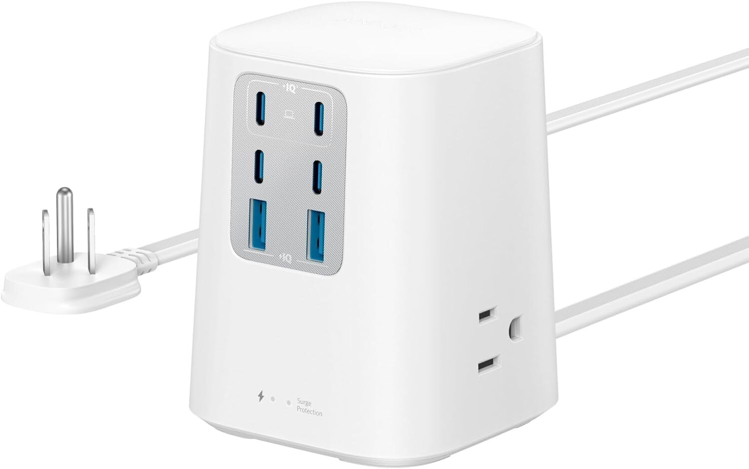 Anker 9-in-1 Charging Station 3AC Outlet 4 USB C Power Strip Surge Protector,5ft gallery