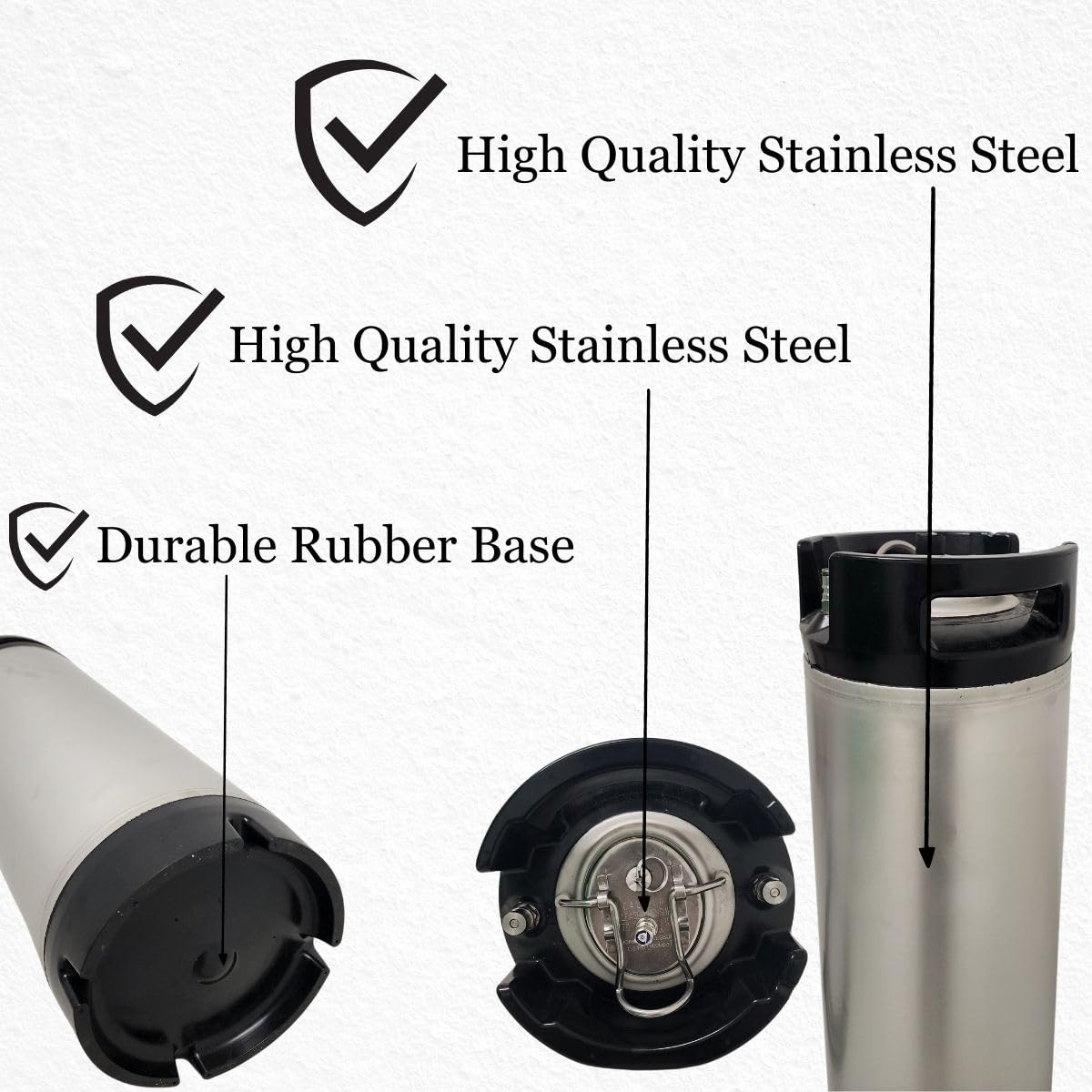 5 Gallon Sprayer Stainless Steel Pressurized Tank Cylinder -Industrial Spraye... gallery