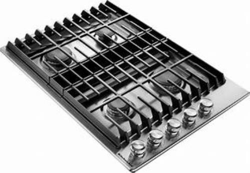 NIB KitchenAid KCGD500GSS 30" Stainless Gas Downdraft Cooktop Full Warranty gallery