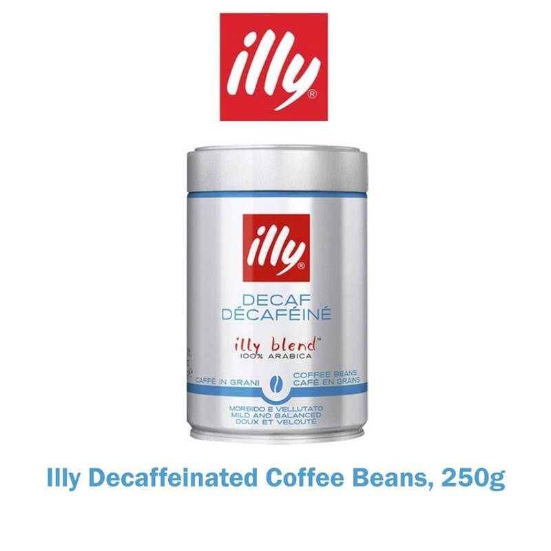 illy Decaf Green Decafeinated Coffee Beans Tin 250g - 6 PACK - EXP 09/2027 gallery