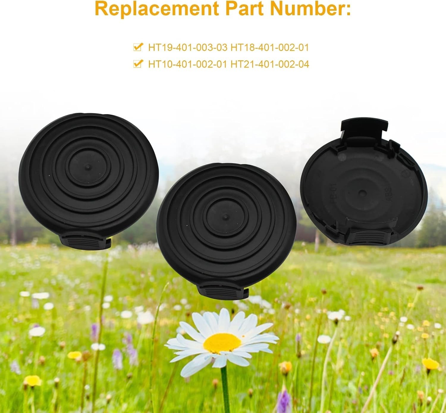 HT19-401-003-03 Spool Cap Cover Fit Hyper Tough 40V MAX 13 Inch String Trimmer gallery