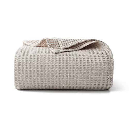 100% Cotton Waffle Blanket (- Queen Size - 90 * 90''), Queen (90"*90") Khaki gallery