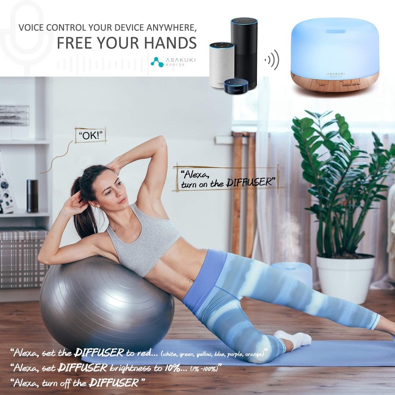 Smart Wi-Fi Essential Oil Diffuser, App and Voice Control Compatible with Ale... gallery