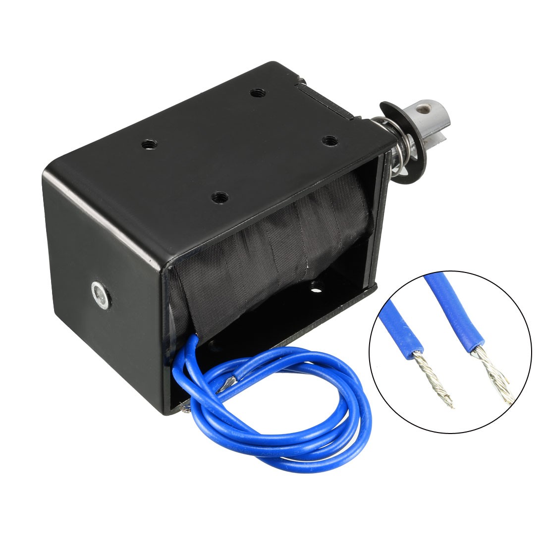 DC 24V 10A 8KG 20mm Type Pressure and Traction Motion Linear Frame Soleno gallery