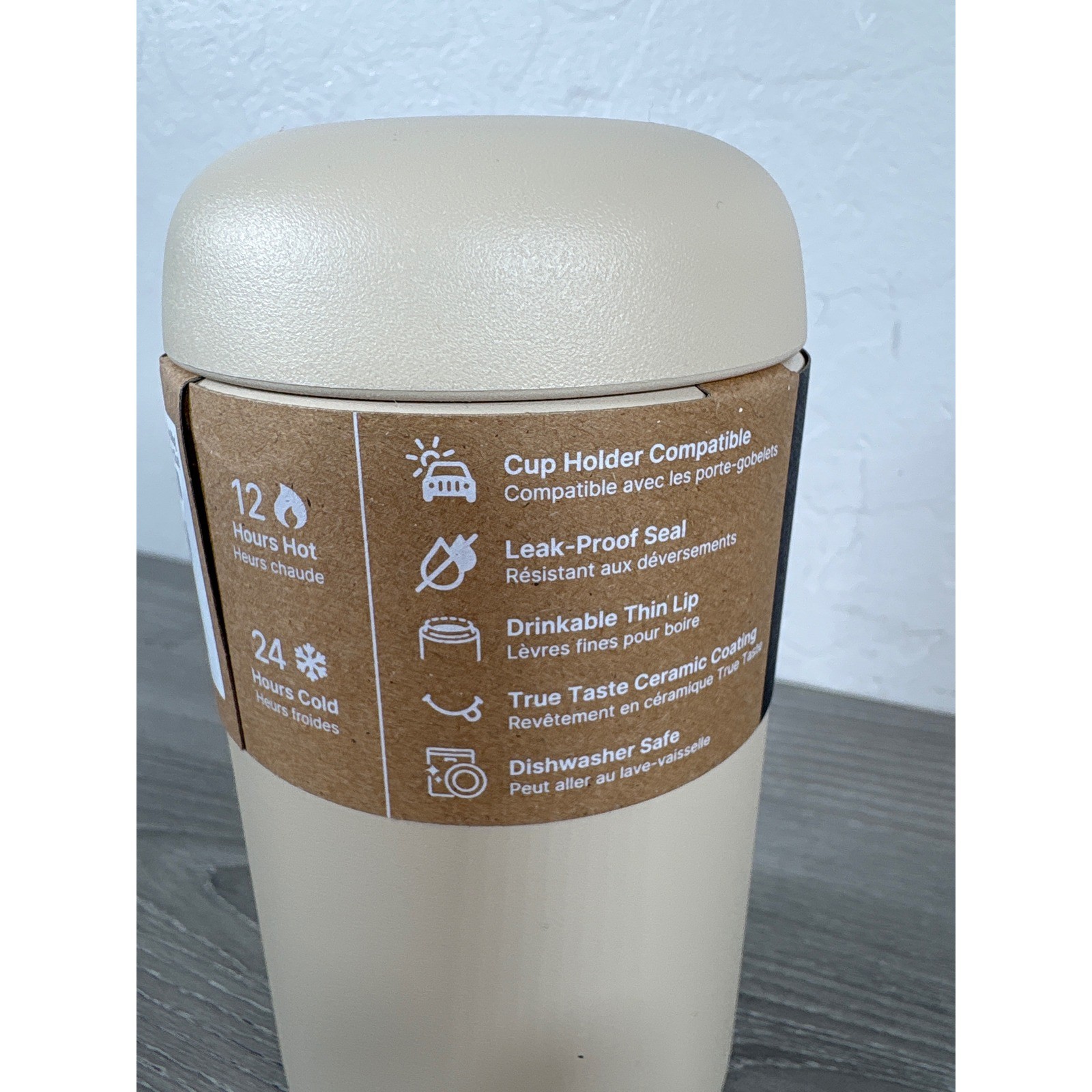 Fellow Carter Move Mug 12oz Sand Dune Insulated Travel Coffee Tumbler NEW gallery