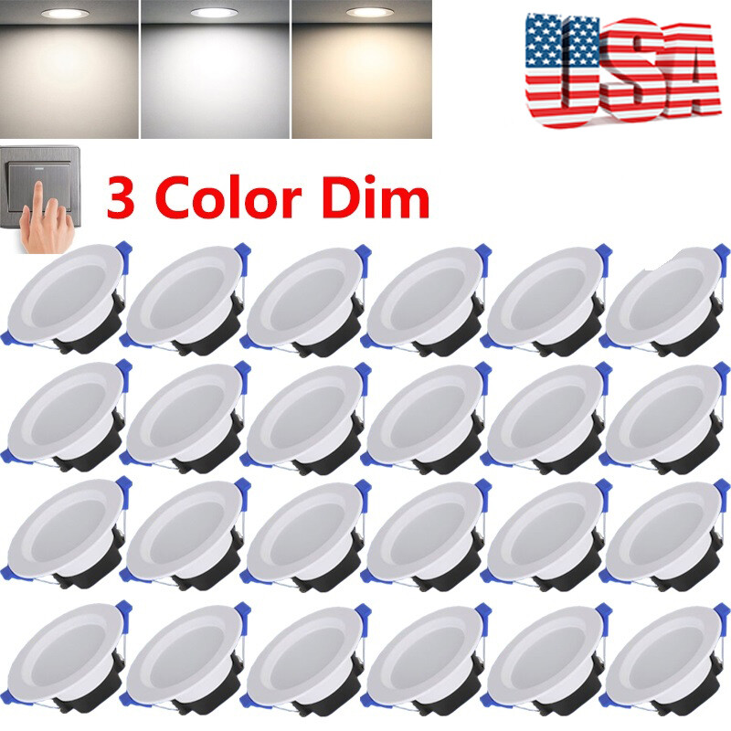 10~30pcs Dimmable LED Downlight 5W Spotlight Recessed Ceiling Panel Light gallery