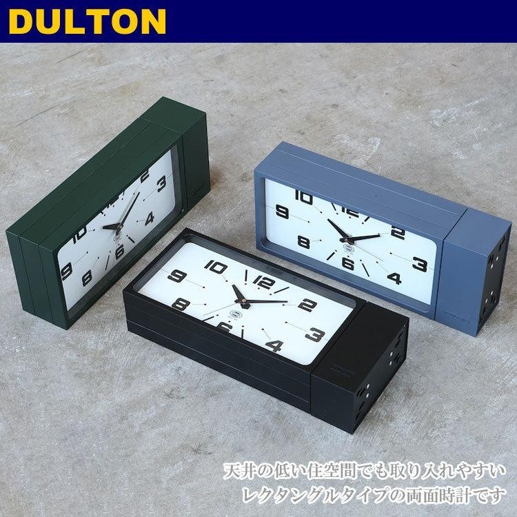 -PSL- DULTON Double Face Wall Clock Rectangle 3 Colors / H21-0362 / NEW JAPAN gallery