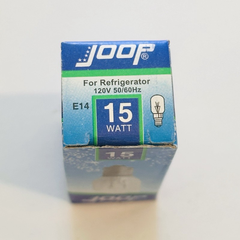 Glass Light Bulb 15W 120V E14 Base Refrigerator Freezer 50/60Hz MULTIPLE AVAIL gallery