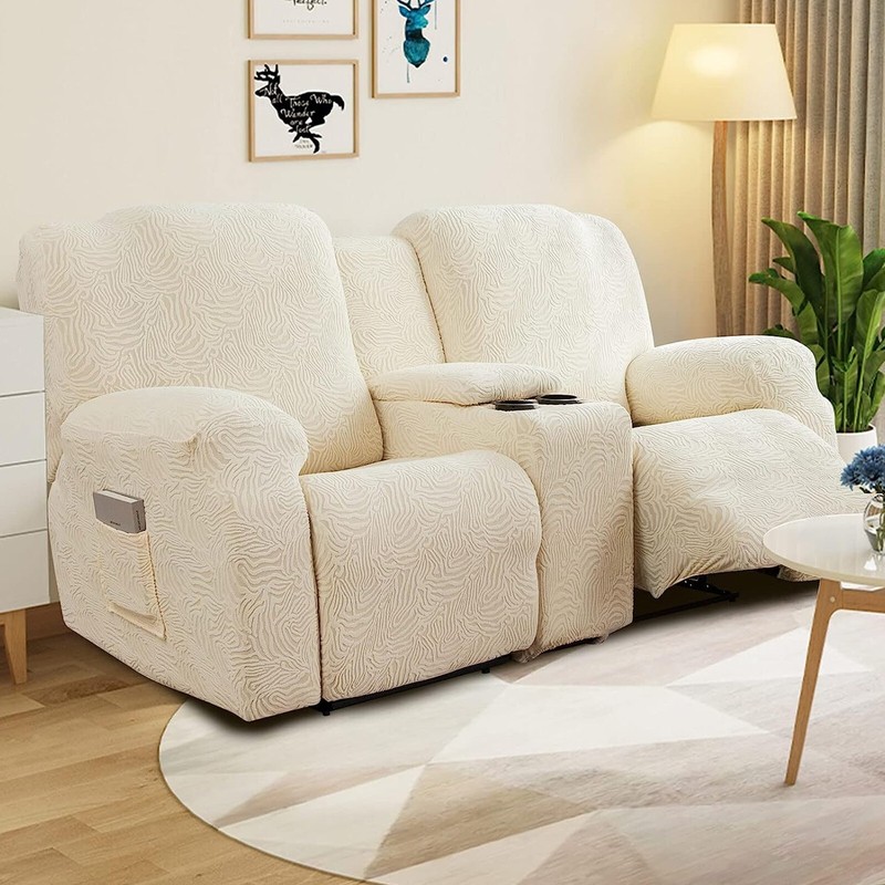 Recliner cover, stretch sofa cover, center control with armrests soft sofa cover gallery