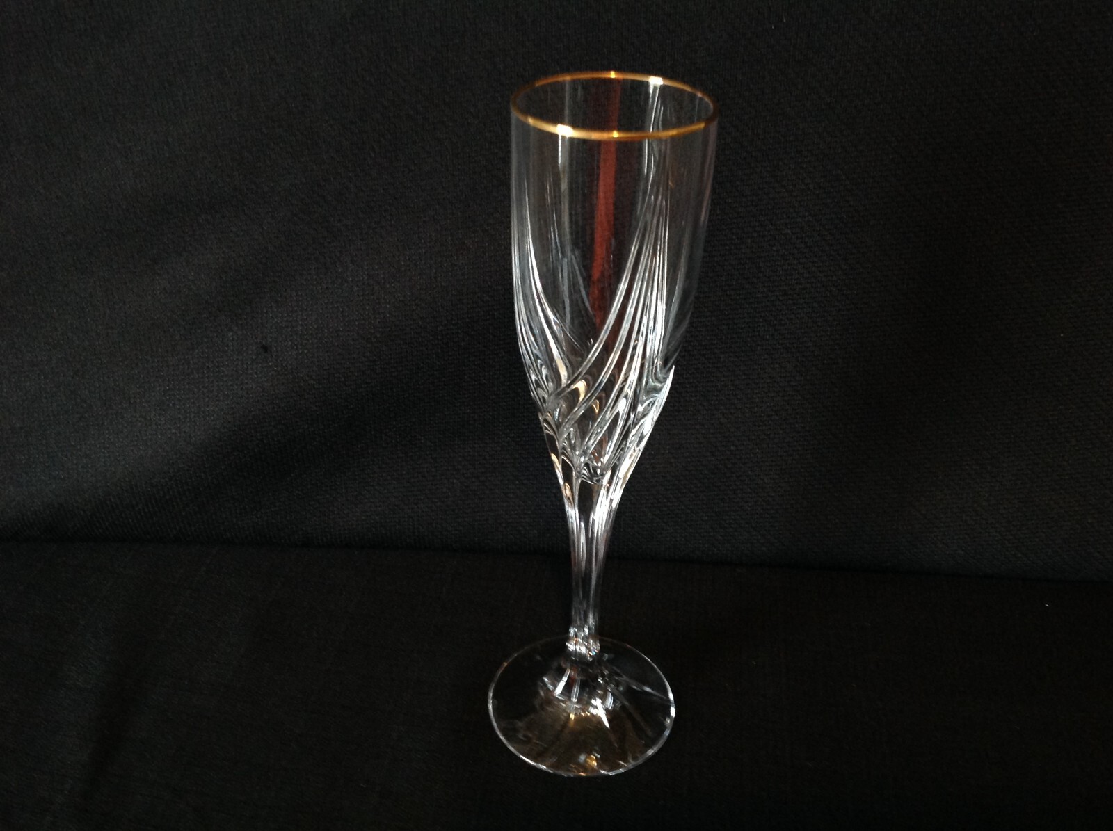 Lenox Debut Gold Crystal Glassware One (1) Fluted Champagne Glass Mult. Avail. gallery