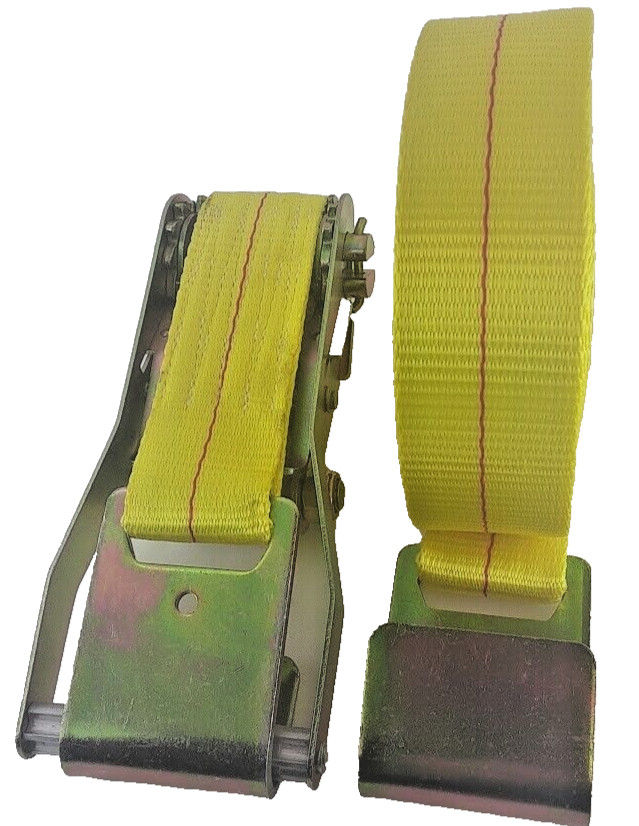 2"X27' RATCHET TIE DOWN/FLAT HOOK Heavy-Du 10,000 LBS Weather-Res. webbing strap gallery
