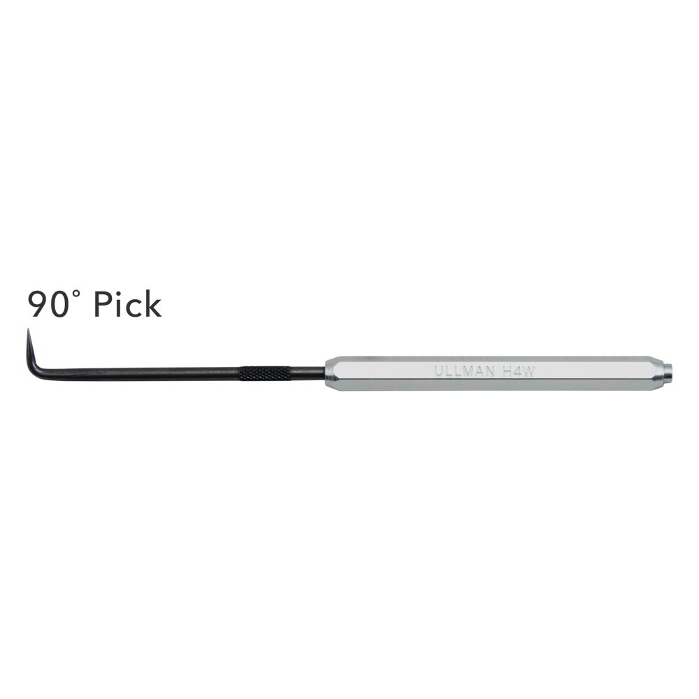 Ullman 4pc Hook and Pick Set w Handle Straight 90 Right Angle Complex USA H4W gallery