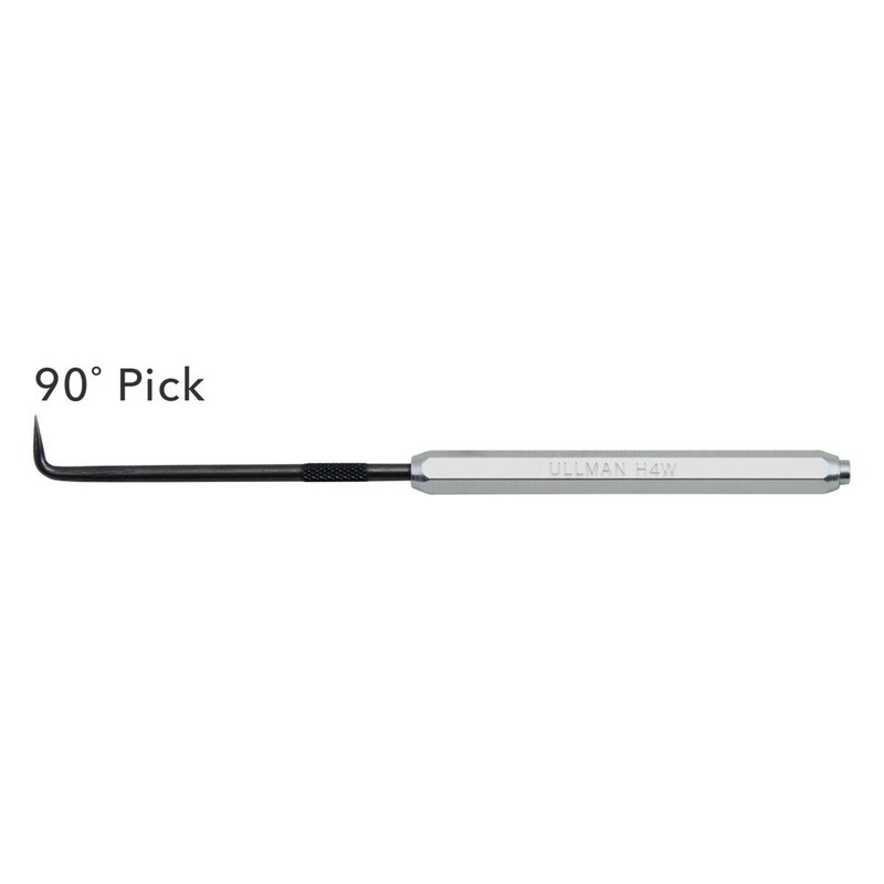 Ullman 4pc Hook and Pick Set w Handle Straight 90 Right Angle Complex USA H4W gallery