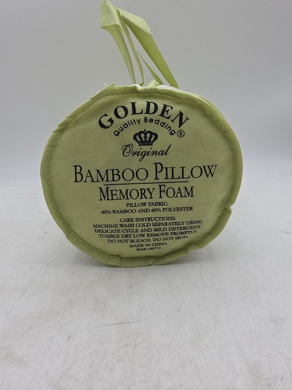 Golden Quality Bedding Bamboo Memory Foam Pillow Standard Hypoallergenic NEW gallery